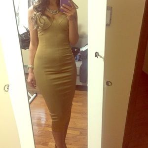 Jluxlabel Gold Dress